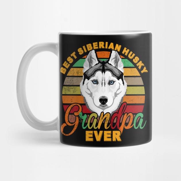 Best Siberian Husky Grandpa Ever by franzaled